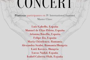 Concierto gratuito de piano del IV Curso Internacional esta tarde en l’Auditori