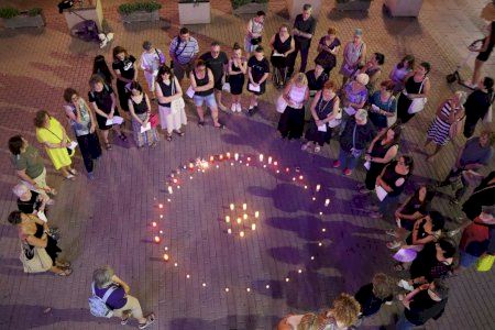 Vigília contra la violència masclista a Alaquàs