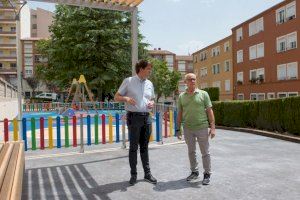 Bocairent reabre el parque de la calle Dos de Mayo después de una reforma integral