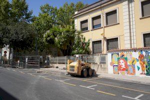 S’inicien les obres per a la millora de l’entorn de l’institut Josep de Ribera