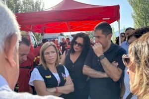 Alcoi acull a l'UME i col·labora en la lluita contra l’incendi declarat a Benasau