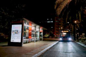 EMT València posa en marxa la il·luminació nocturna de les seues marquesines i pals indicadors per a augmentar la seguretat dels usuaris