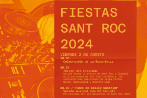 DJ Carlota abre las noches musicales del primer fin de semana festivo de Sant Roc 2024 en Burjassot