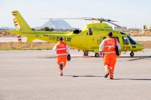 Un ciclista de 15 anys evacuat en helicòpter després de col·lidir amb un camió en Redován