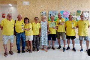 Tercera Edad entrega los premios de los Campeonatos de Rummikub y Petanca en La Nucía