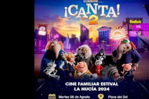 La película “Canta 2” mañana en el plaza del Sol de La Nucía