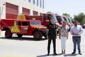 Los bomberos refuerzan su flota de vehículos en Oropesa, Nules, Segorbe y Benicarló