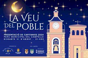 “La veu del poble”, título del espectáculo para la presentación de capitanías mora y cristiana de El Campello, que será el 31 de agosto