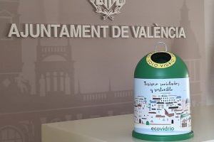 València recoge 8.300 toneladas de vidrio en el primer semestre, un 5’38 % más que el año pasado