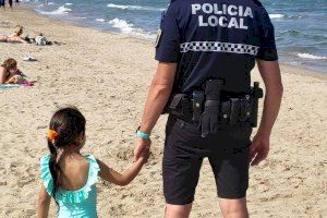 Momentos de angustia en una playa de Alboraya tras perderse una niña