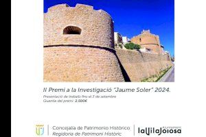 Abierta la convocatoria del II Premio de Investigación Jaume Soler que reconoce el patrimonio cultural de Villajoyosa y la Marina Baixa