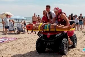 226 personas rescatadas en las playas de la Comunitat Valenciana por Cruz Roja este verano