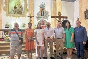 Les Useres rinde tributo al Santísimo Cristo de la Agonía