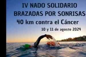 La iniciativa “Brazadas por sonrisas”, a favor de investigar sobre el cáncer, será la madrugada del día 10 del Club Náutico de El Campello