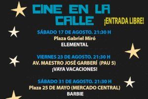 Alicante vuelve a sacar el "Cine en la calle" con cinco proyecciones gratis de películas de actualidad