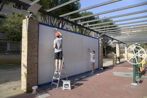 Finalitzat el Mural de l'I Premi de Street Art als jardins Museu de la Rajoleria de Paiporta