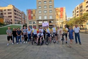 José Manuel Esteban, presidente de Rotary Club Vila-real,  inicia su ruta a París a beneficio de Conquistando Escalones