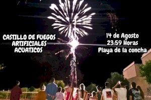 Oropesa lanza un castillo de fuegos artificiales para celebrar el Día del Turista