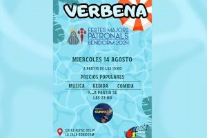 La Comissió de Festes de Benidorm celebra mañana miércoles una verbena en La Cala para recaudar fondos