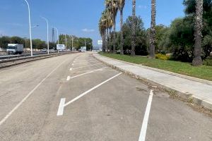 Xàtiva habilita una nova zona de aparcamiento disuasoria frente al skatepark con 70 places