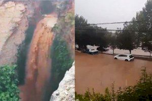 Una mànega marina, graníssol i inundacions: Les imatges de la DANA al seu pas per Castelló