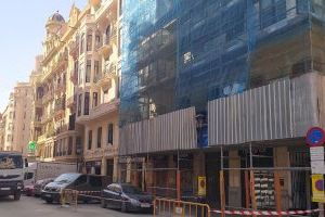 L’Ajuntament de Valencia incrementa un 10 % las autorizaciones de andamios para la rehabilitación y obras en fachadas durante 2024