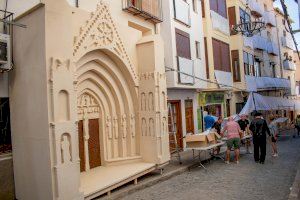 Morella sale a buscar a la Virgen de Vallivana en la Rogativa del 55 Sexenni