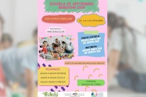 Benidorm estrena ‘Escuela de Septiembre’ para favorecer la conciliación la primera semana del mes