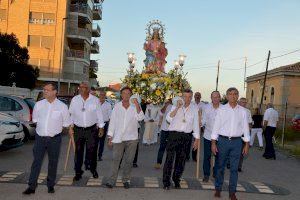 Les festes del Grau de Borriana arriben a la seua fi amb la processó en honor a la verge de la Misericòrdia