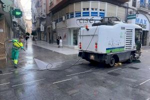 El servicio de limpieza de Elche recoge más de 250 toneladas de residuos durante las fiestas