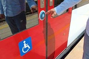 FGV completa la mejora de las condiciones de accesibilidad de las 62 unidades de metro que circulan por la red de Metrovalencia