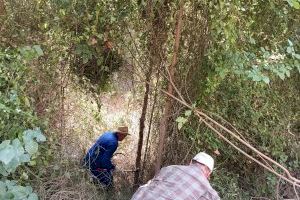 L'Alcúdia de Crespins vierte 20.000 l de agua al cauce del río para preservar la fauna autóctona