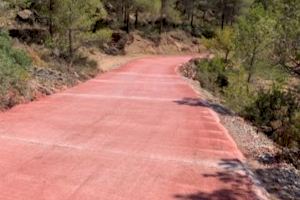 El Ayuntamiento de Olocau realiza actuaciones de mejora en los caminos de Sentig y del Portixol y en la senda del Puntal dels Llops