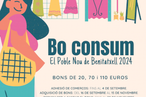 Vuelve la campaña del Bono Consumo a Benitatxell: abierto el periodo para la adhesión de comercios