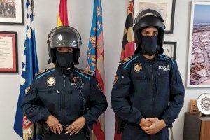 La Policía Local de Paterna que blindará la Cordà en el dispositivo especial irá equipada por primera vez con uniformes ignífugos