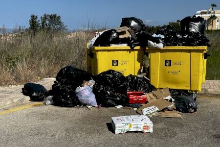 El PP de Oliva denuncia que aún no se hayan instalado los contenedores metálicos en zonas forestales