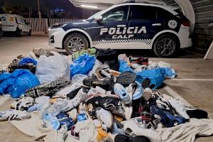 La Policía Local de Calp lleva a cabo un operativo contra la venta ilegal en paseos marítimos