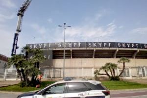 El govern municipal incrementa en un 40% els efectius de seguretat per als partits en el Skyfi Castalia esta temporada