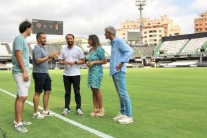 Castellón recibe la obra de sustitución del césped del Estadio Skyfi Castalia adelantando en dos semanas su finalización