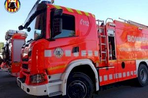 Declarado un incendio en Torrent junto a la CV-366