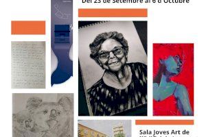 Joventut Dénia promou l'art jove amb l'exposició 'Nostàlgia' de dones artistes entre els 17 i els 21 anys