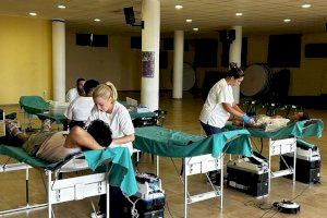 39 solidari@s donaron sangre ayer en el Cirer de La Nucía