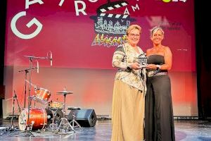 La chef nuciera Cristina Figueira recibe el premio Gastro Cinema 2024