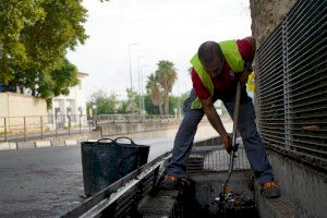 Xàtiva se prepara para las lluvias estacionales con tareas de limpieza y mantenimiento