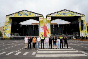 MIsalta ultima los preparativos de seguridad en el recinto ferial para el inicio de las fiestas populares