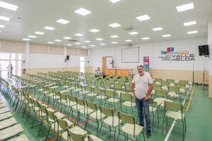 El CIPFP Valle de Elda cuenta ya con una nueva sala de usos múltiples habilitada en el edificio del gimnasio gracias al Plan Edificant