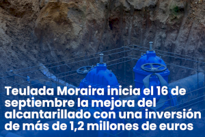 Teulada Moraira inicia el 16 de septiembre la mejora del alcantarillado con una inversión de más de 1,2 millones de euros