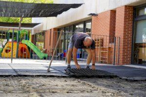 Xàtiva se prepara para el inicio del año escolar con el mantenimiento y la limpieza de los centros educativos