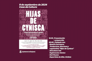 Burjassot proyecta la película “Hijas de Cynisca. El deporte femenino habla por la igualdad” con la asistencia de Almudena Cid y Dori Ruano