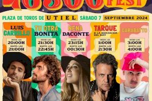 46300 Fest : Más de 8 horas de conciertos para celebrar la Feria y Fiestas de Utiel